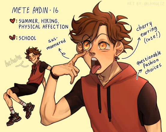 Mete character sheet