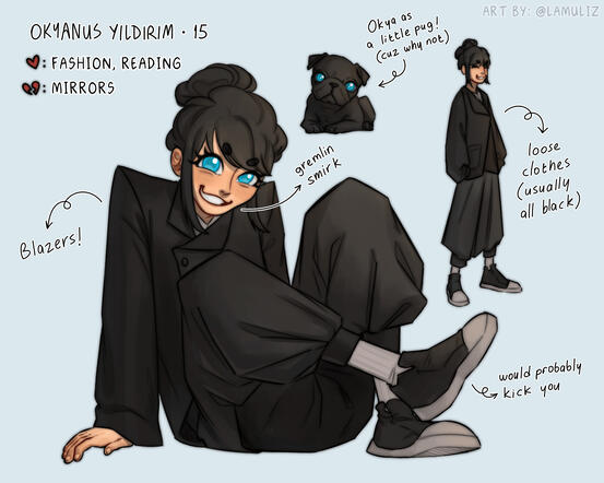 Okya character sheet